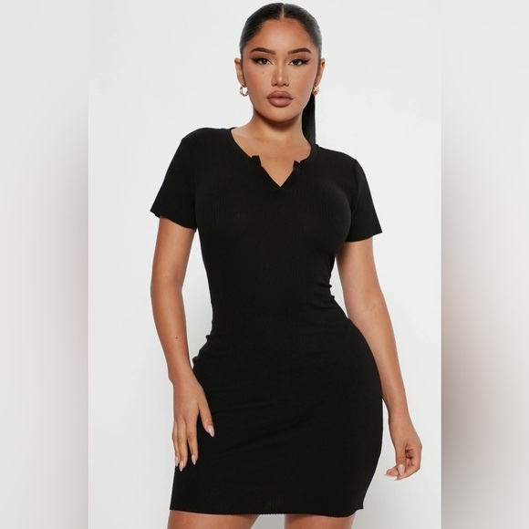 Black Mini Dress NWOT - Picture 2 of 3